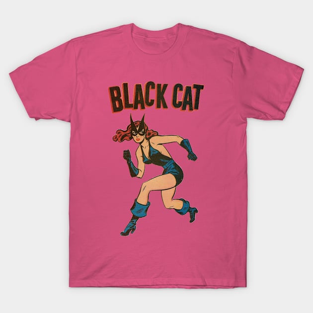 The Black Cat T-Shirt by lordcoyote